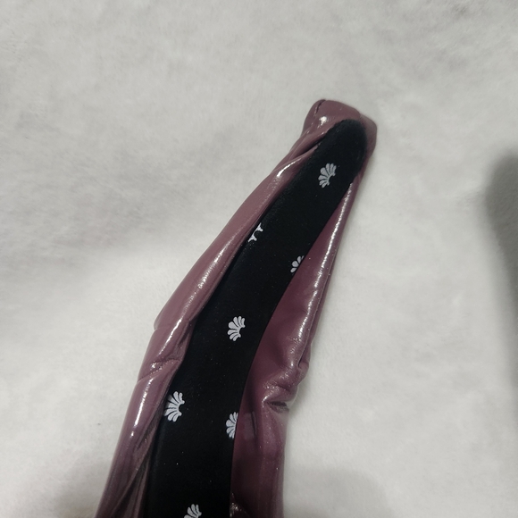 Lele Sadoughi Faux Leather Knotted Headband